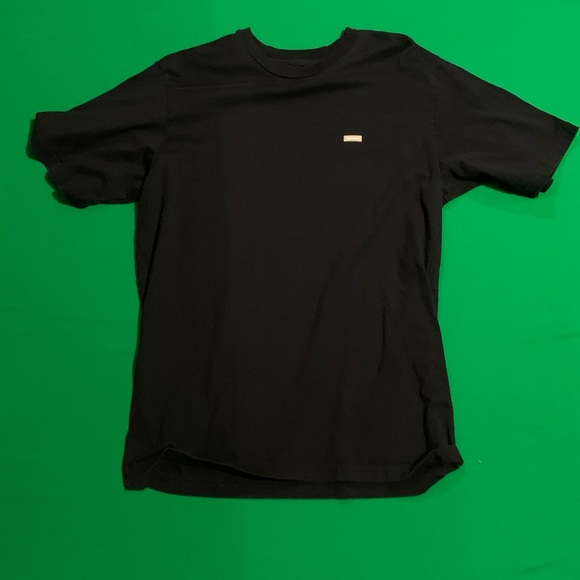 Supreme black logo tee